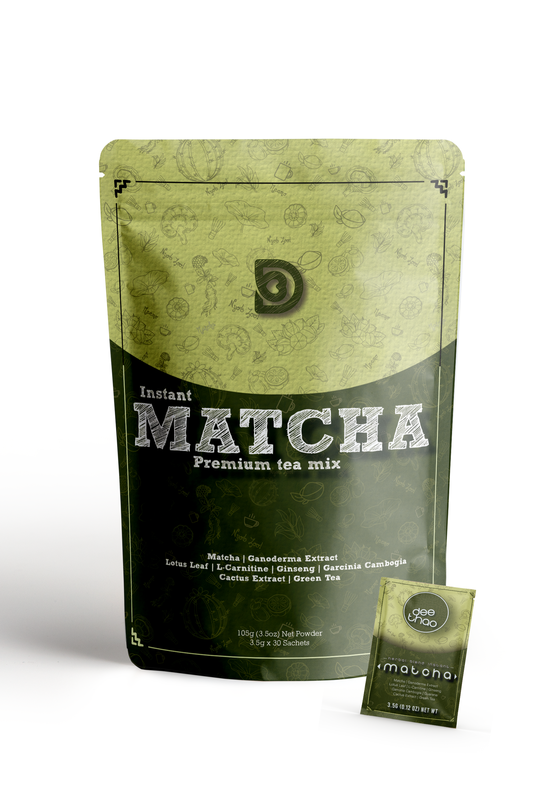 Pack 3 Té Matcha en sachets